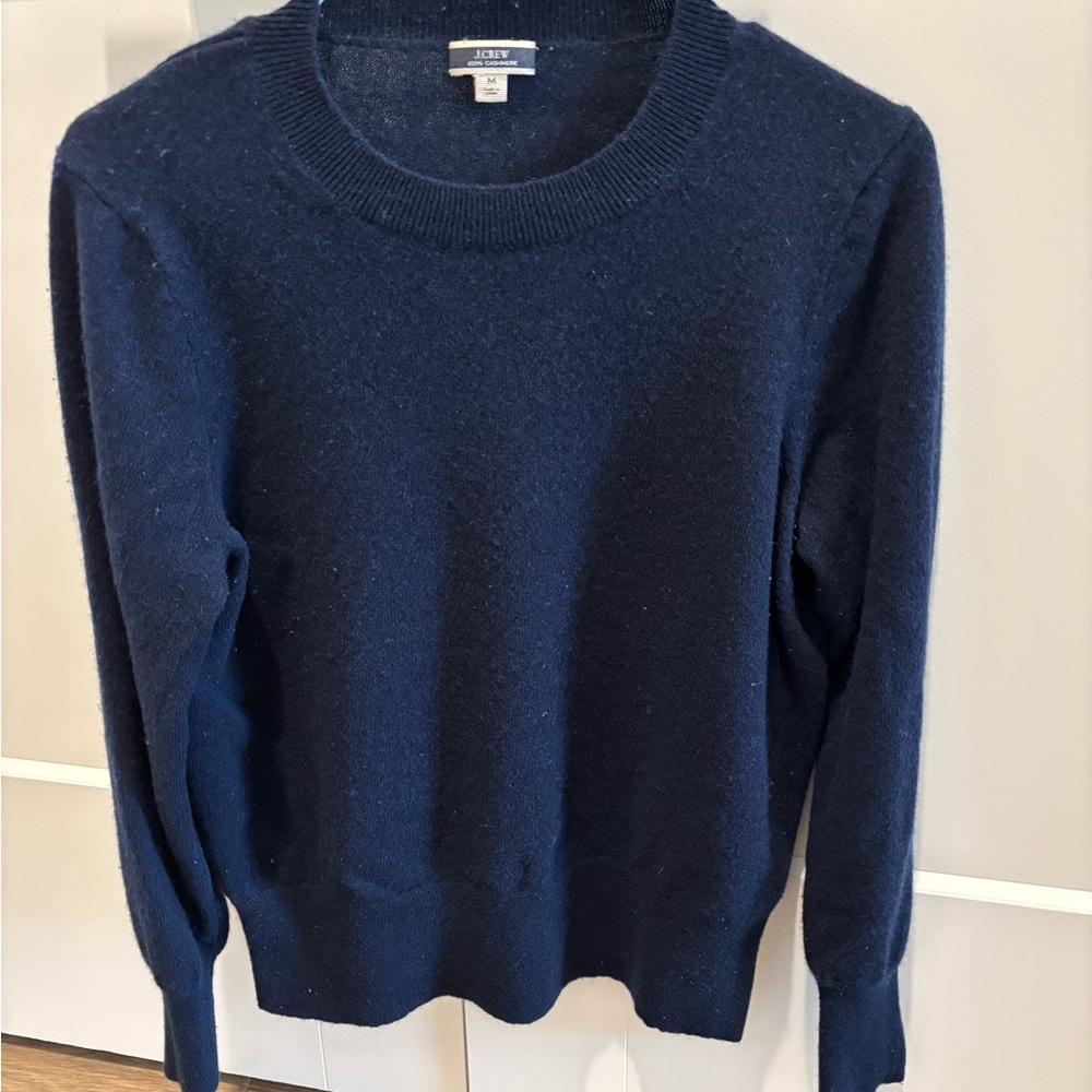 J. Crew Navy Blue Crew Neck Sweater